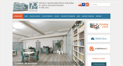 Desktop Screenshot of bibliotekapubliczna.wielun.pl