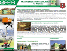 Tablet Screenshot of komunalne.wielun.pl
